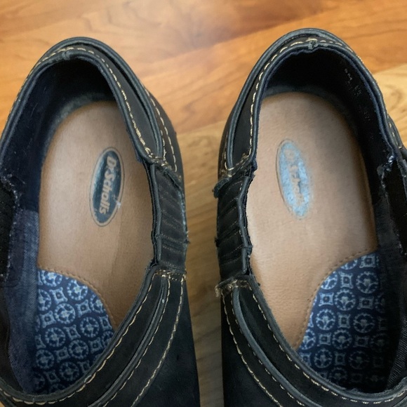 Dr Scholls Womens Blakely Ankle Boot Wedge Heel Black Y2K 90’s Size: 7.5 - Picture 4 of 9